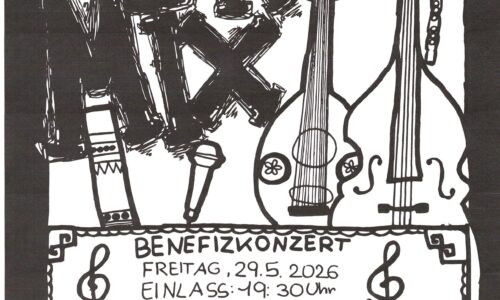 Einladung zu einem Benefizkonzert am 29.05.2026